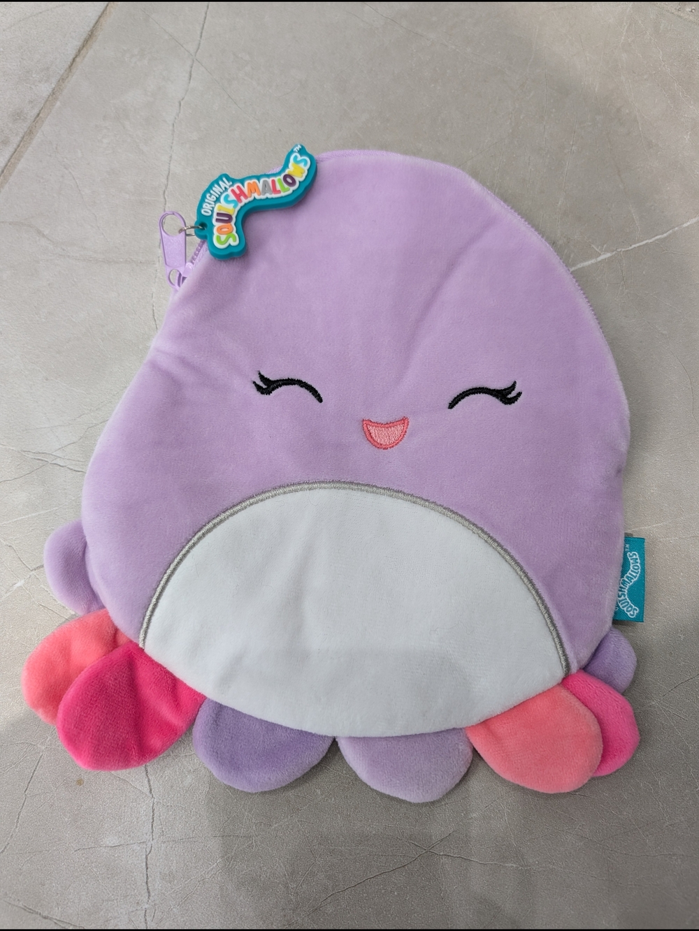 4/$20 Squishmallows Beula the Octopus Plush Pouch Purse